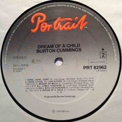 Cummings Burton 1978 PRT 82962 Dream Of A Child vinyl LP no cover