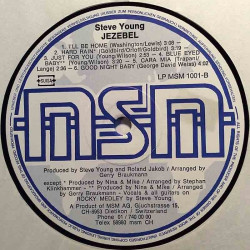 Young Steve 1978 LPMSM 1001 Jezebel LP ingen omslag