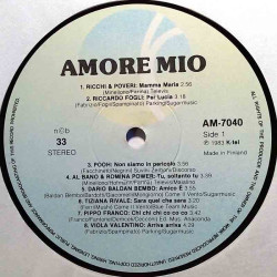 Various Artists 1983 AM-7040 Amore Mio vinyl LP no cover