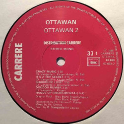 Ottawan 1981 67.693 Ottawan 2 LP ingen omslag