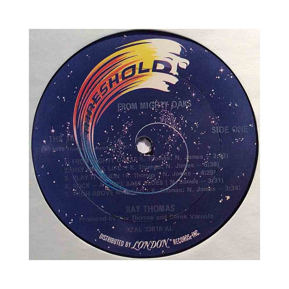 Thomas Ray 1975 THS 16 From Mighty Oaks LP ingen omslag