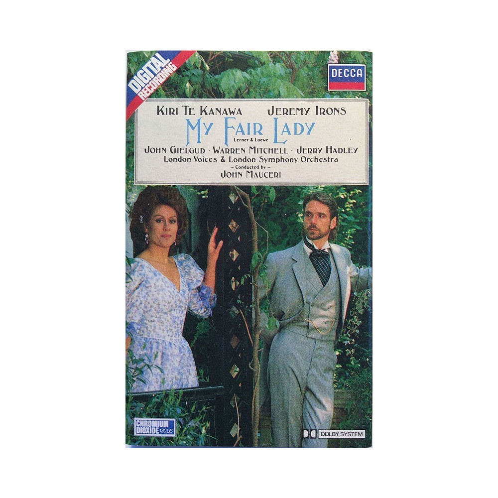 Kanawa Kiri Te / Jeremy Irons 1987 421 200-4 My Fair Lady c musikkassett 