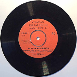 Kajava Viljo  1961 OT-EP 1 Runoja second hand single