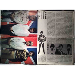 pop-65 1965 N:o 6 keskiaukeama juliste (sivut 7-10) puuttuu used magazine music