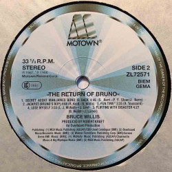Willis Bruce 1987 ZL72571 Return of Bruno vinyl LP no cover