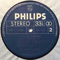 Zamfir Gheorghe: Classics bt Candlelight  kansi Ei kuvakantta levy EX kanneton LP