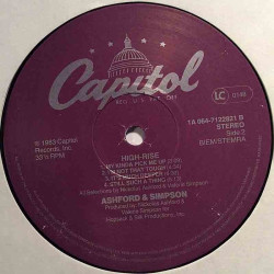 Ashford And Simpson 1983 1A 064 7122821 High-Rise LP ingen omslag