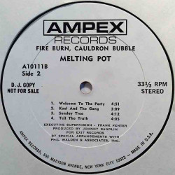 Melting Pot 1970 A10111 Fire Burn, Cauldron Bubble vinyl LP no cover