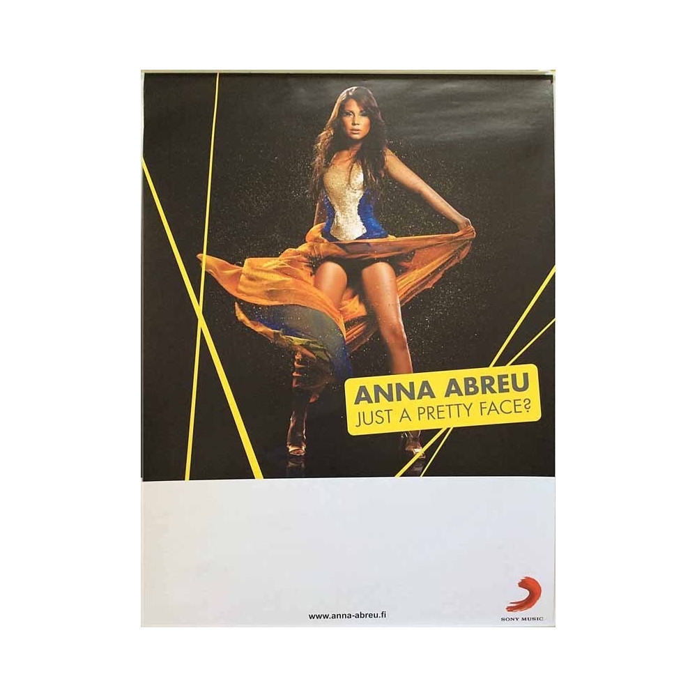 Anna Abreu, Just a Pretty Face? : Keikkajuliste 49cm x 68cm - Juliste