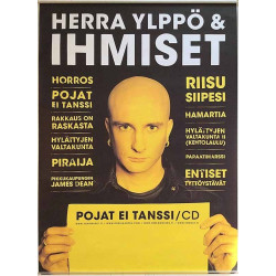 Herra Ylppö & Ihmiset, Pojat ei tanssi, Promo Poster, year 2010 width 49cm  height 69 cm Pojat ei tanssi promojuliste 49cm x 69c