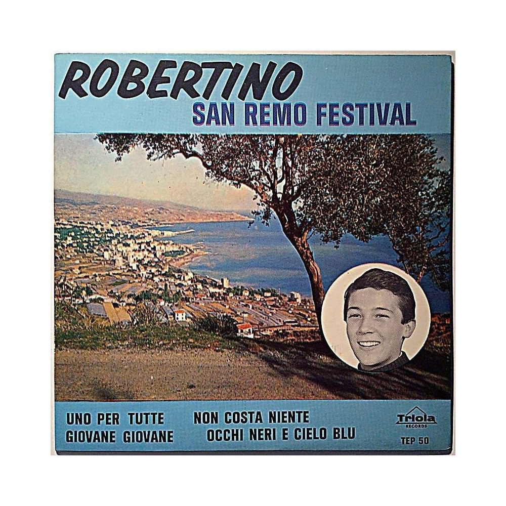 Robertino 1964 TEP 50 San Remo Festival EP begagnad singelskiva