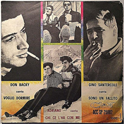 Adriano Celentano / Don Backy / Gino Santercole 1964 ACC-SP 25002 Tris + 1 second hand single