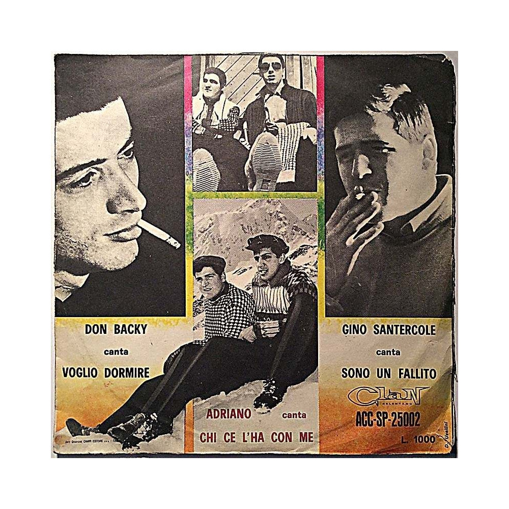 Adriano Celentano / Don Backy / Gino Santercole 1964 ACC-SP 25002 Tris + 1 second hand single