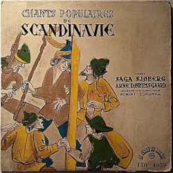 Saga Sjøberg, Arne Dørumsgaard 1957 LDY-4059 Chants Populaires De Scandinavie EP begagnad singelskiva
