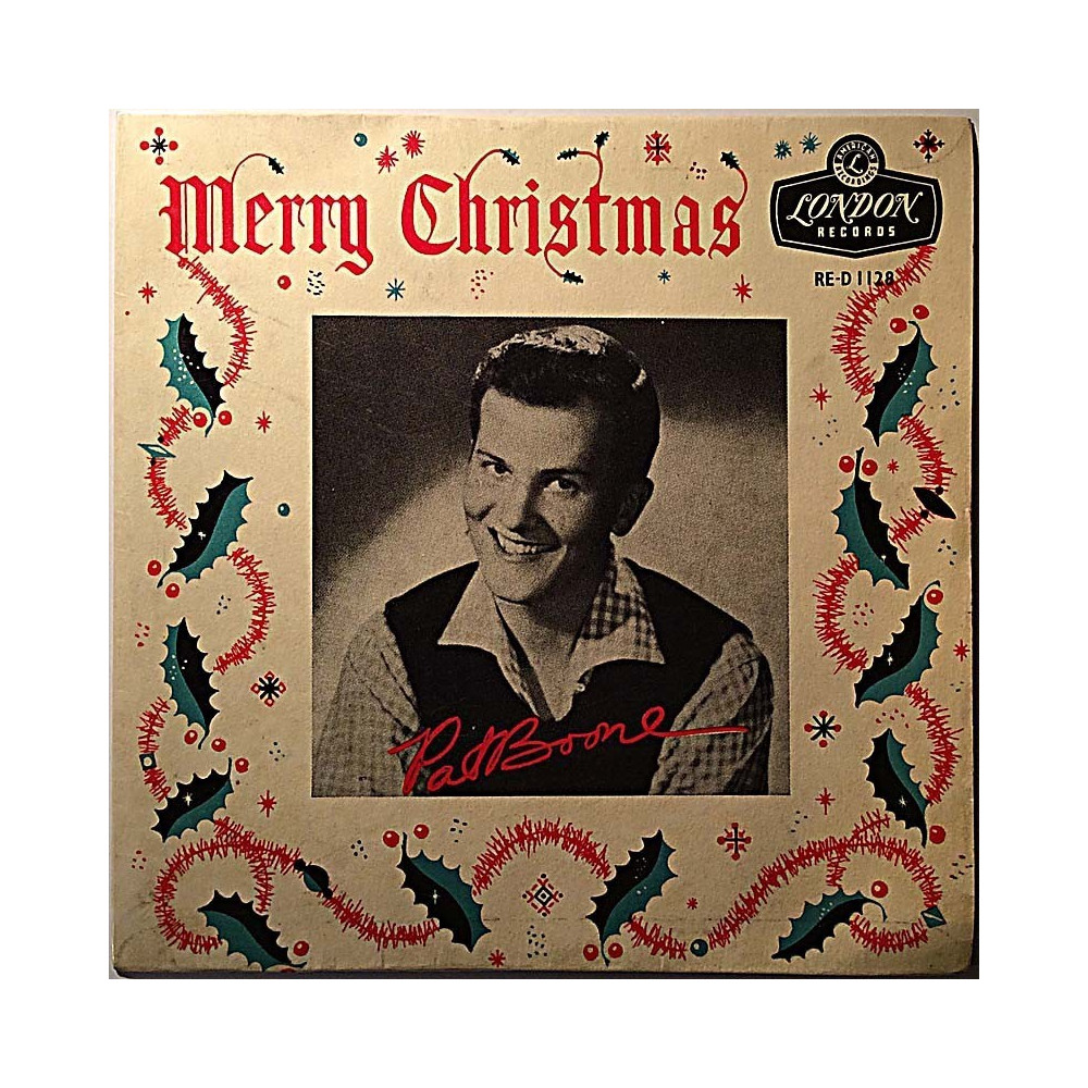 Boone Pat 1958 RE-D 1128 Merry Christmas EP begagnad singelskiva