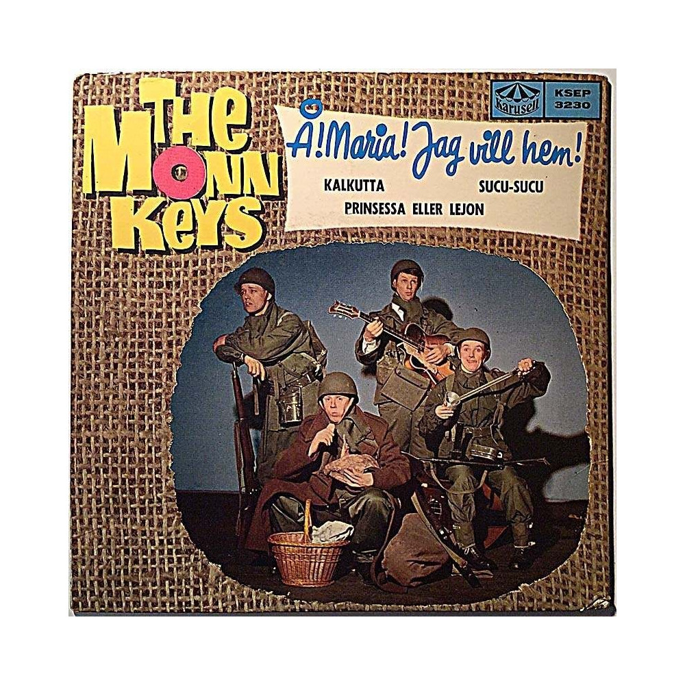 Monn Keys 1961 KSEP 3230 Å! Maria! Jag Vill Hem! EP begagnad singelskiva
