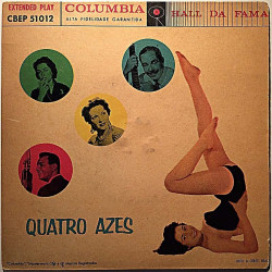 Zilá Fonseca, Cauby Peixoto + muuta 1963 CBEP 51012 Quatro Azes EP begagnad singelskiva
