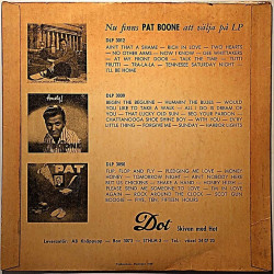 Boone Pat 1958 DEP 3017 April Love EP begagnad singelskiva