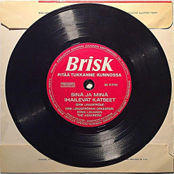 Lindström Erik, Erkki Liikanen, Admirers 1960’s SHOL 335 Let’s dance with Brisk flexi-disc second hand single