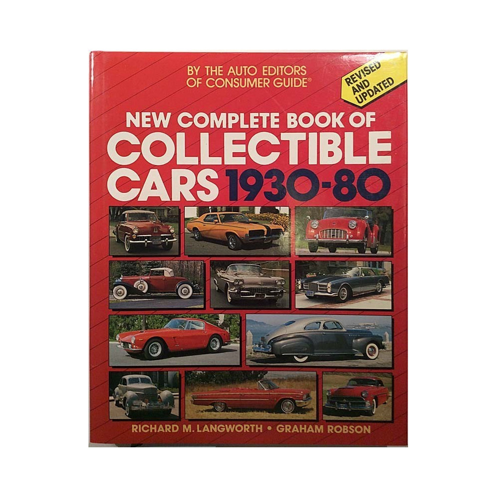 New complete book of collectible cars 1930-80 1987 ISBN: 0-88176-464-7 by R. M. Langworth Något använd bok