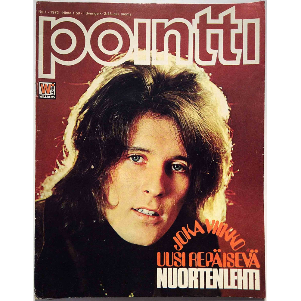 Pointti : Uusi repäisevä nuortenlehti, Wigwam - used magazine music