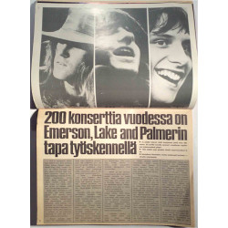 Pointti : Emerson Lake & Palmer, HJK, Tappara - used magazine music