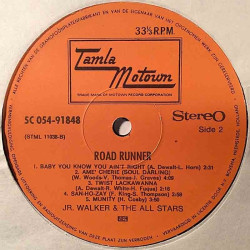 Jr. Walker & The All Stars: Road Runner  kansi Ei kuvakantta levy G+ kanneton LP