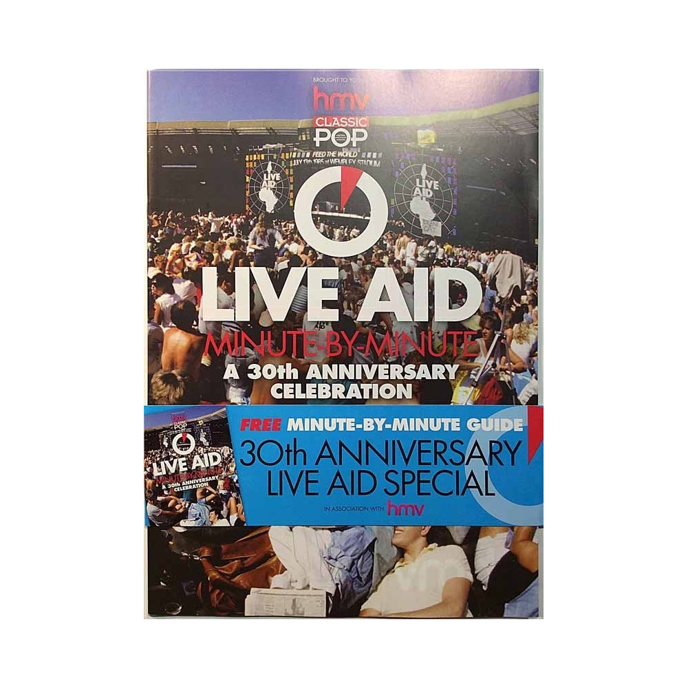 Classic POP eighties electronic eclectic : Live AID the greatests show on earth - begagnade magazine
