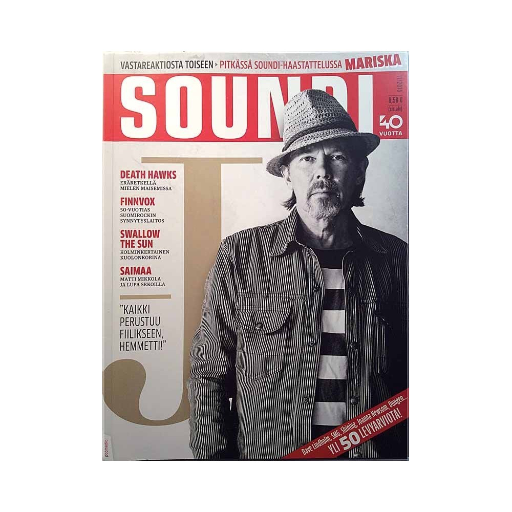 Soundi : Finnvox 50-vuotias euomirockin synnytyslaitos - used magazine