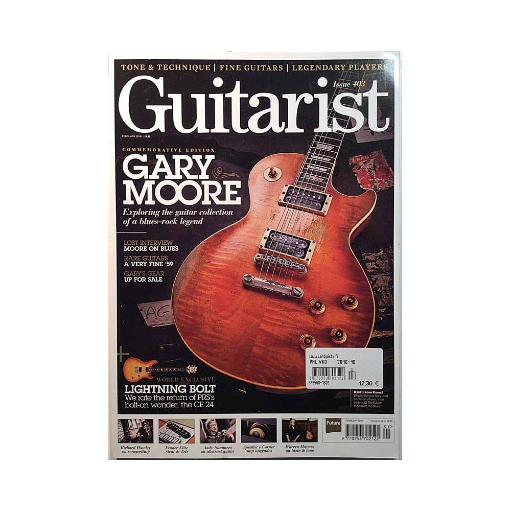 Guitarist : Gary Moore Exploring the guitar collection - begagnade magazine