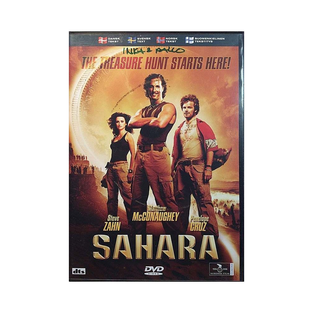 DVD - Elokuva 2005 5708758664875 Sahara Used DVD