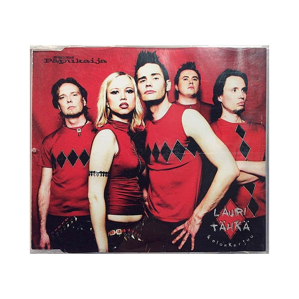 Lauri Tähkä & Elonkerjuu: Papukaija cd-single nimmareilla kansivihko EX CD:n kunto EX Käytetty CD