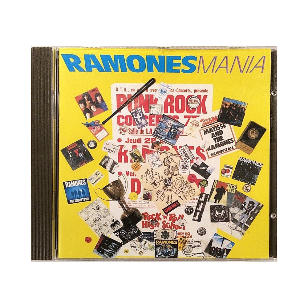 Ramones: Mania kansivihko EX CD:n kunto EX Käytetty CD
