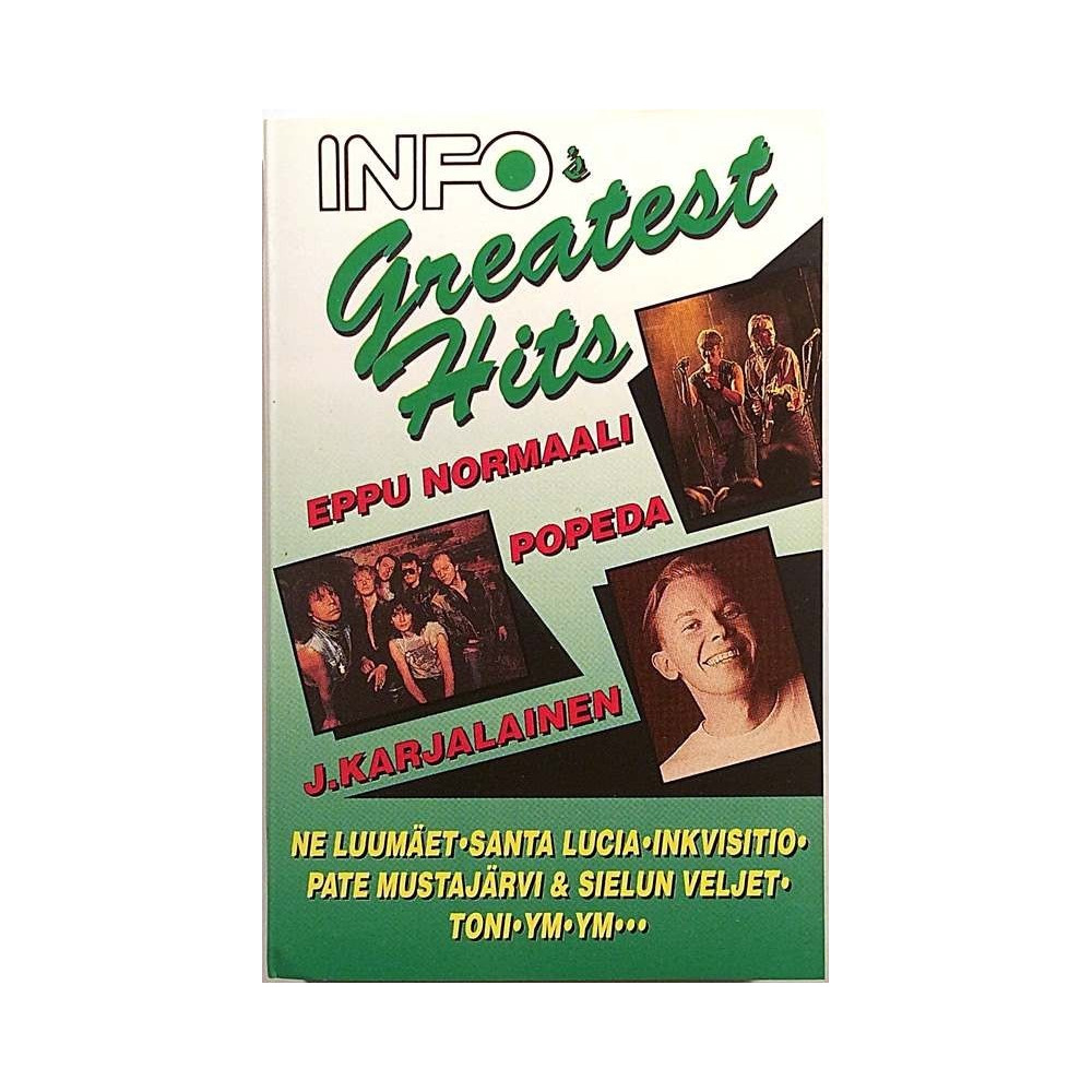 Ne Luumäet, Eppu Normaali, Popeda ym. 1990 INFOPROMO 1 INFO’s Greatest Hits c musikkassett