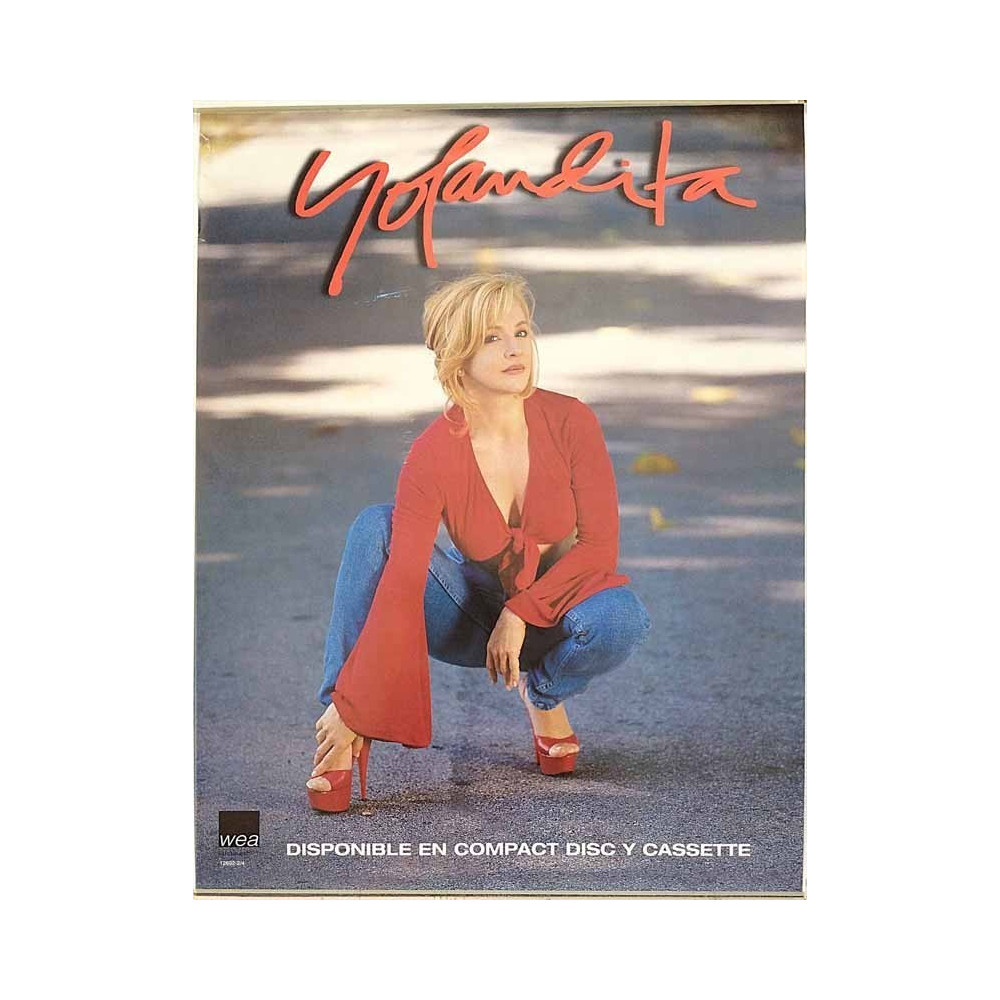 Yolandita Monge, Yolandita, Promo Poster, year 1995 width 44cm  height 59 cm Promoposter 44cm x 59cm