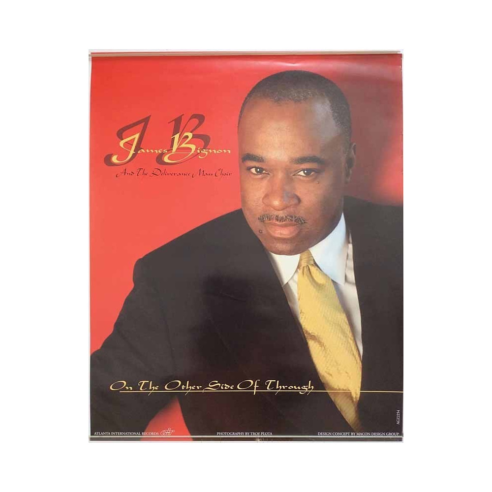 Bignon James and the Deliverance, Promo Poster, year 1998 width 47cm  height 60 cm Promojuliste 47cm x 60cm