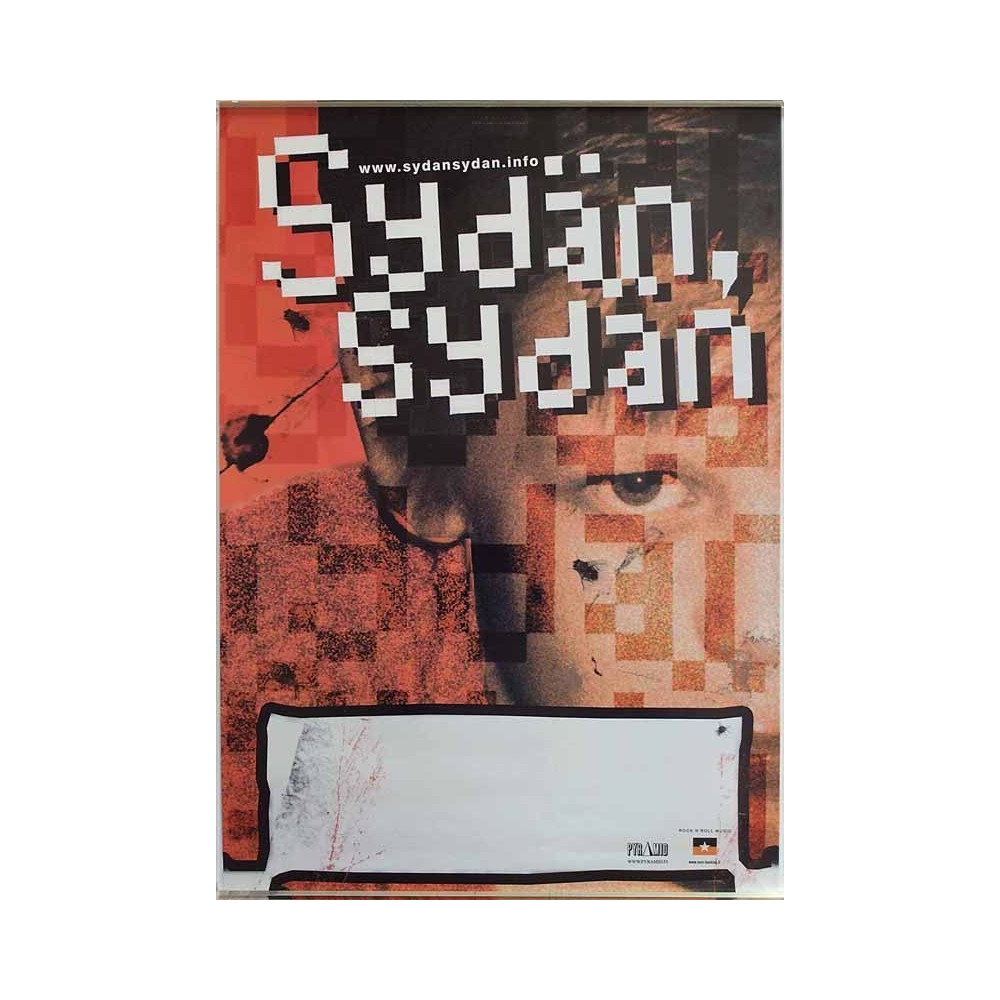 Sydän, Sydän, Begagnat Poster, år 2000’s bredd 41cm  höjd 58 cm Keikkajuliste 41cm x 58cm
