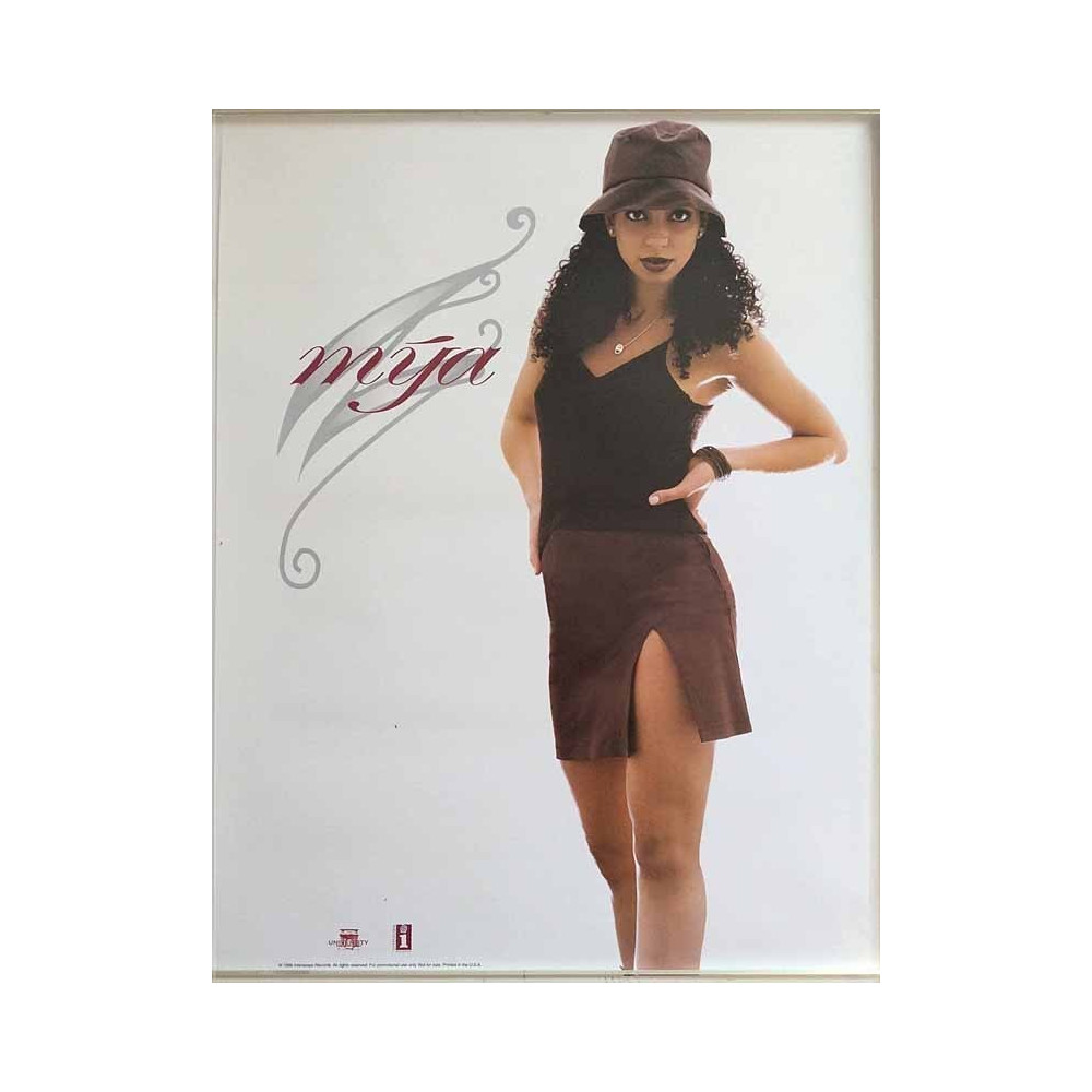 Mya, Mya, Promoaffisch, år 1998 bredd 44cm  höjd 58 cm Promo juliste 44cm x 58cm