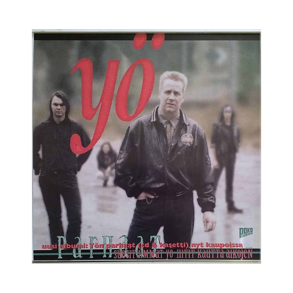 Yö, Parhaat : uusi albumi nyt kaupoissa juliste 41cm x 41cm - Juliste
