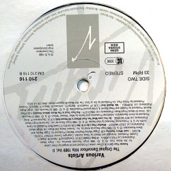 Various Artists 1989 210 116 Original Dancefloor Hits 1989 - Vol.2 vinyl LP no cover