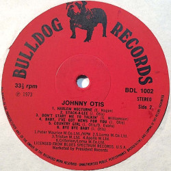 Otis Johnny: Great Rhythm & Blues Vol. 3  kansi Ei kuvakantta levy EX kanneton LP