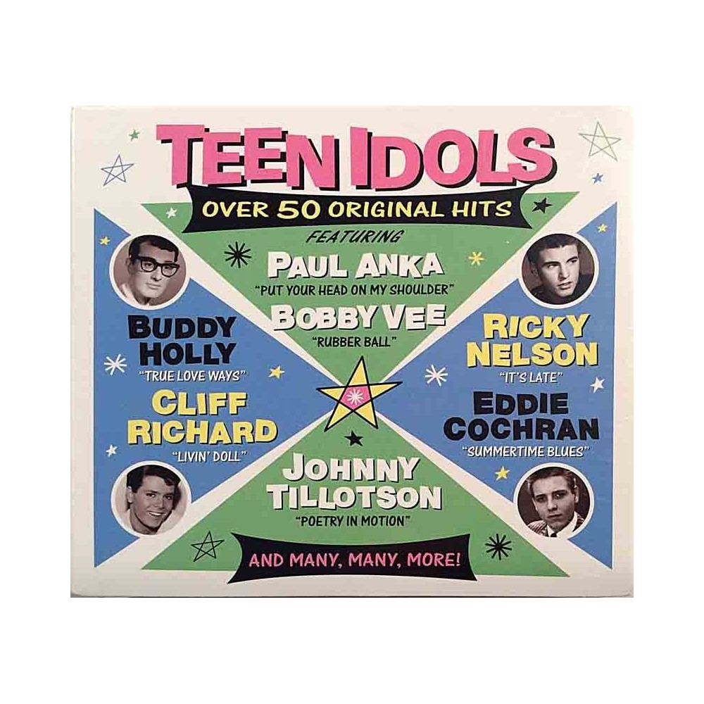 Various Artists 2011 DAY2CD125 Teen Idols 2CD over 50 original hits CD