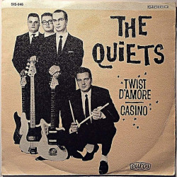 Quiets: Twist D'Amore / Casino  kansi VG+ levy EX- käytetty vinyylisingle PS