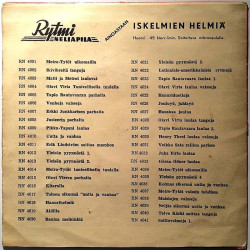 Kärki Toivo 1956 RN 4040 Toivo Kärki soittaa tangoja EP begagnad singelskiva