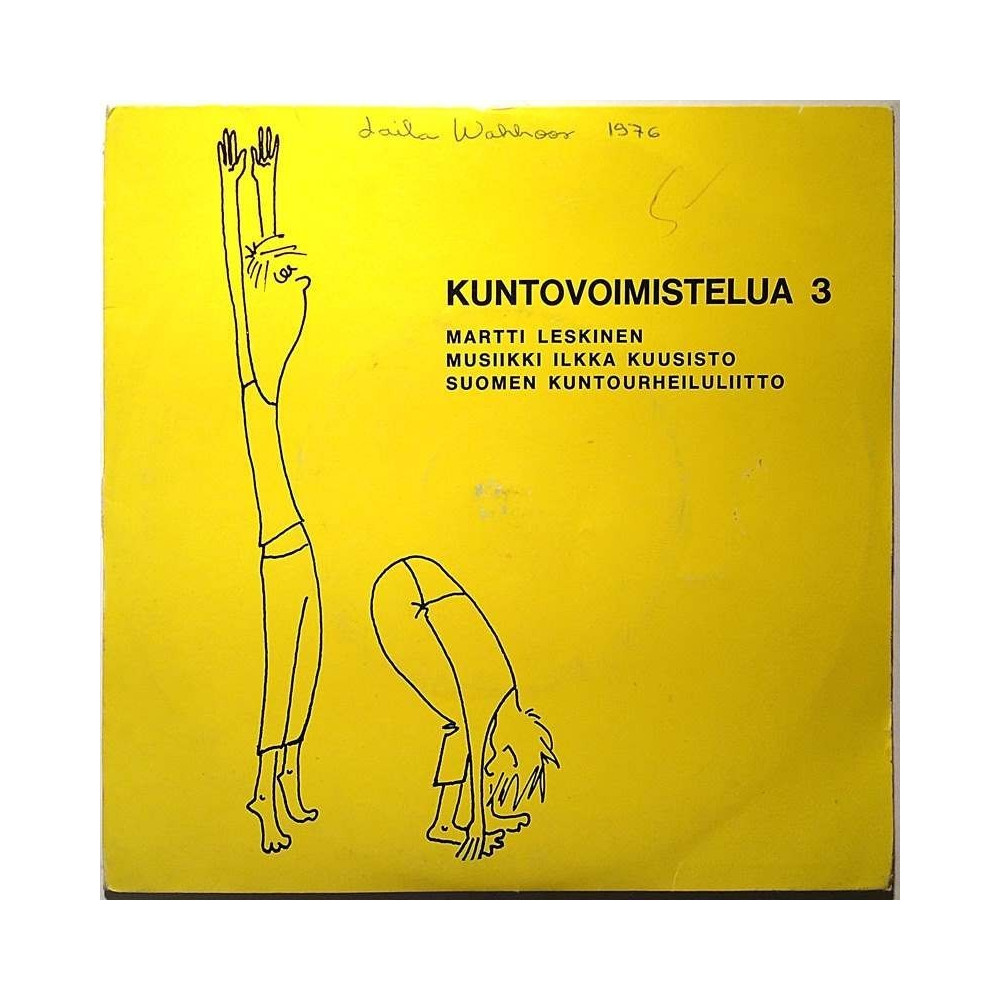 Leskinen Martti, musiikki Ilkka Kuusisto 1976 SKUL 1 Kuntovoimistelua 3 begagnad singelskiva