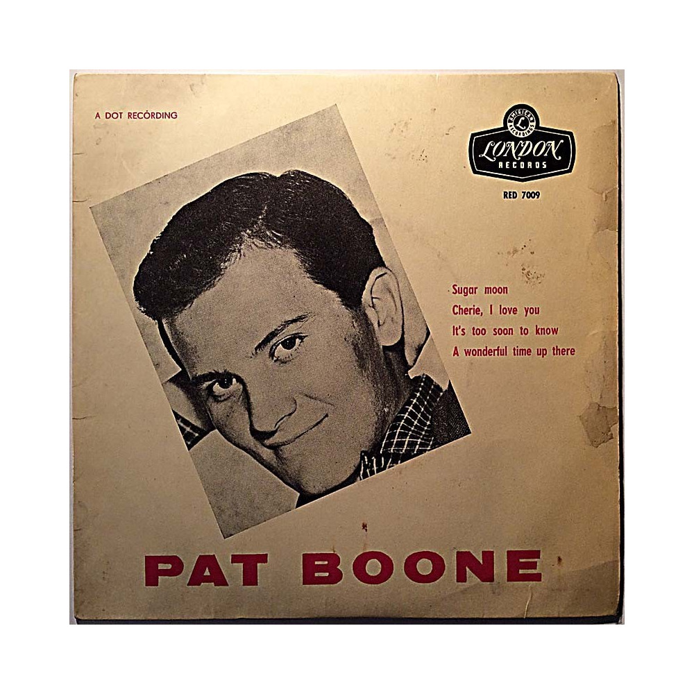 Boone Pat 1959 RED 7009 Sugar Moon EP second hand single