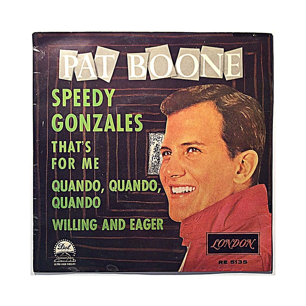 Boone Pat 1962 RE 5135 Speedy Gonzales EP begagnad singelskiva