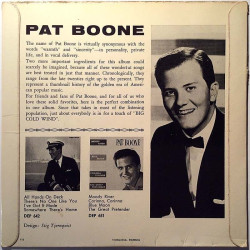 Boone Pat 1958 DEP 347 Pat Boone  begagnad singelskiva