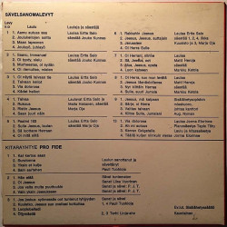 Kalmari, Laina (puhe), Aino Piippo (laulu) 1972 ESS 14 Heräjä, harppu ja kannel EP second hand single