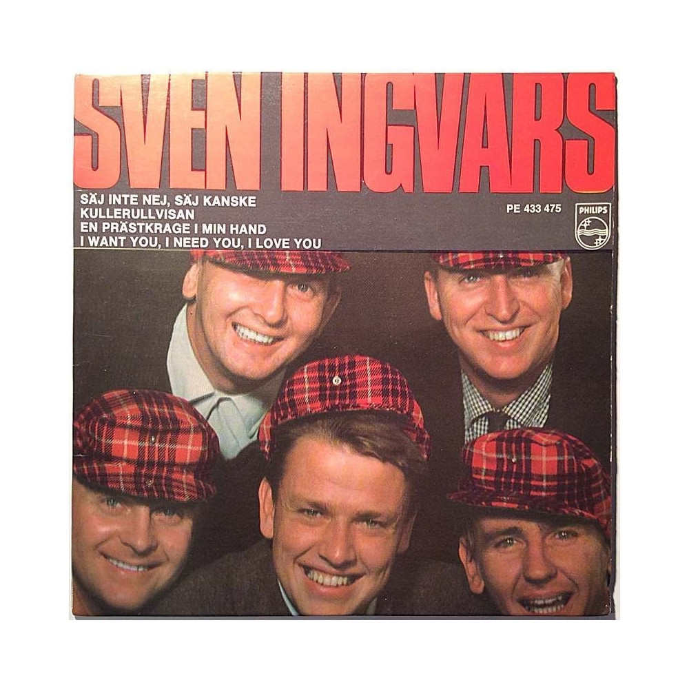Sven Ingvars 1966 PE 433 475 Säj Inte Nej, Säj Kanske EP begagnad singelskiva